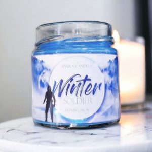 Winter Soldier - superhero candle
